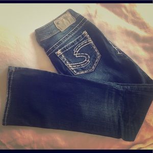 Silver Suki Jeans